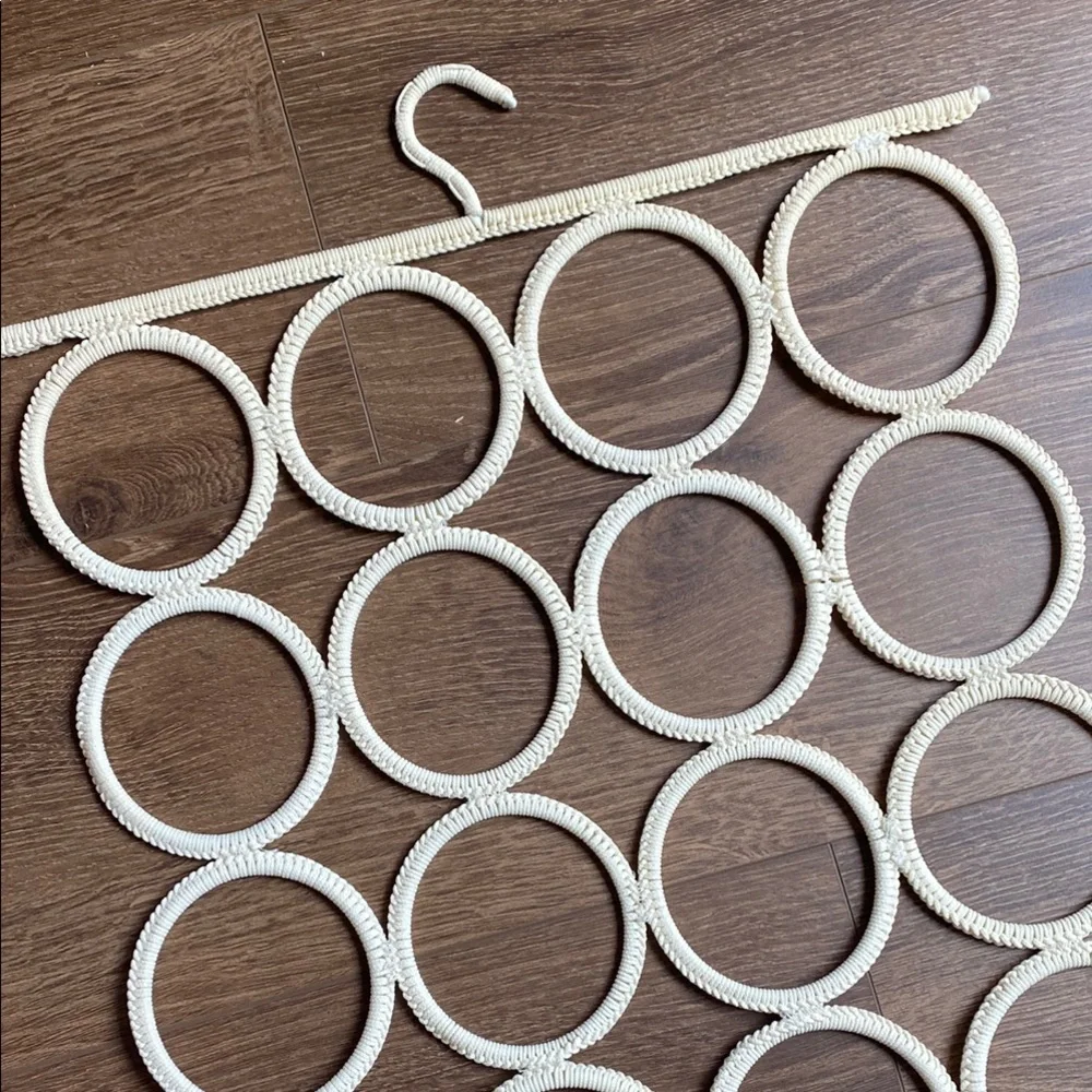 IKEA Cream Hanging Scarf Organizer